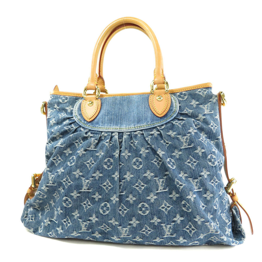 Louis Vuitton Denim Monogram Handbag Cabby Neo